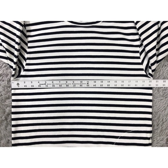 Urban Outfitters Lark & Wolff Sweater Long Sleeve Scoop Neck Red Striped Size M - Picture 9 of 10